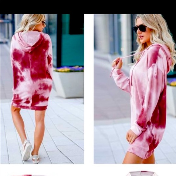 Dresses & Skirts - Lounge wear hoodie dress Nwot